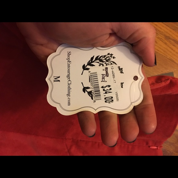 Rust Corduroy Skirt - Picture 3 of 3